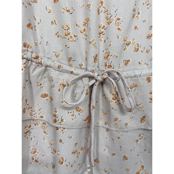 Urban Romantics Womens Pink Floral Blouse Flutter Sleeve Top NEW Size Medium - Picture 5 of 10